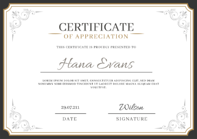 Certificate #3